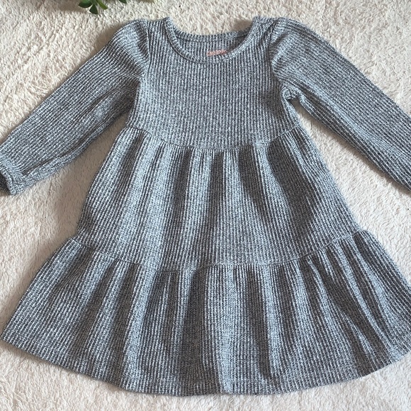 Cat & Jack Other - Cat & Jack Gray Sweater Dress 3T EUC